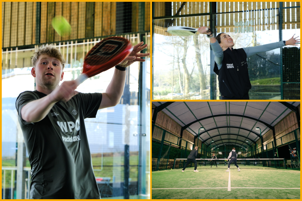 Players at Padel Shift Cheltenham